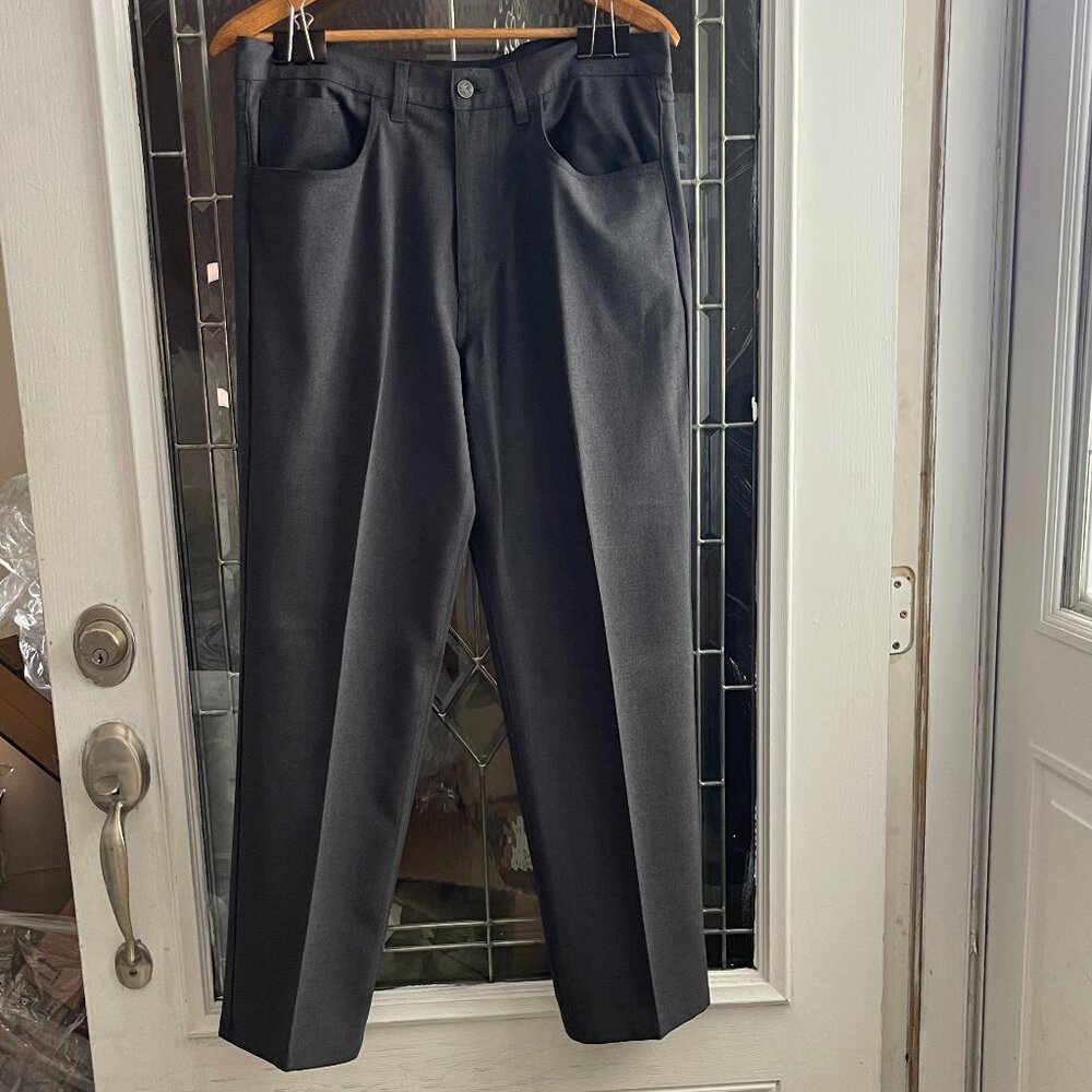 Fusion Pants Mens 34x30 Straight Leg Performance Made in Italy Tech Golf Chino